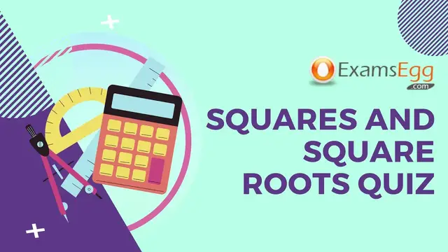 Video thumbnail for Squares And Square Roots Quiz - Examsegg Mathematics Aptitude