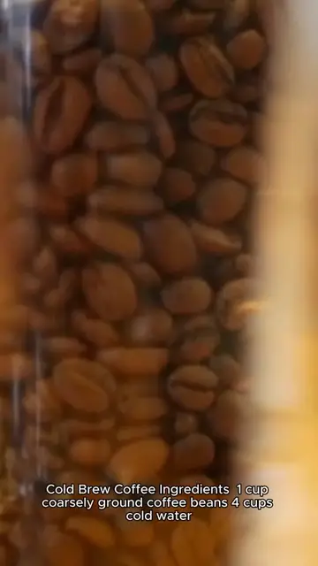 Video thumbnail for cold brew coffee recipe