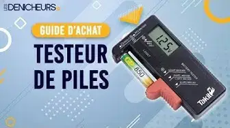 Video thumbnail for 👓 MEILLEUR TESTEUR DE PILES - Comparatif & Guide d'achat