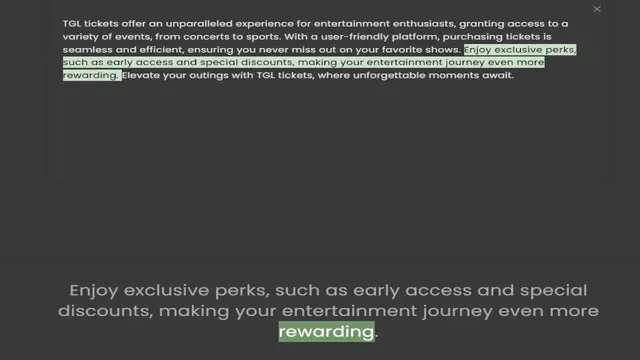 Video thumbnail for variety of events, from concerts to sports. With a user-friendly platform, purchasing tickets is seamless and efficient, ensuring you never miss out on your favorite shows. Enjoy exclusive perks, such as early access and special discounts