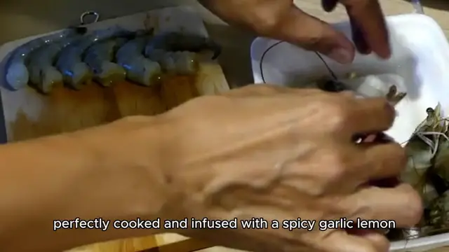Video thumbnail for Spicy Garlic Lemon Butter Shrimp with Parmesan Corn Polenta