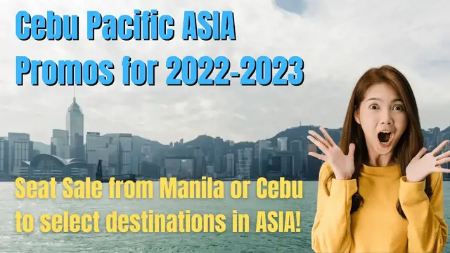'Video thumbnail for Cebu Pacific Ticket Promo for Asian Destinations for as Low as P498 One Way Base Fare'