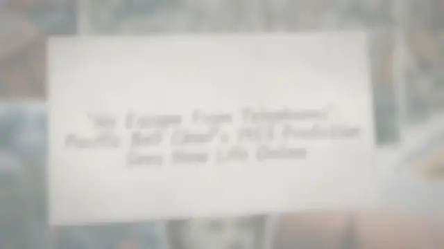 Video thumbnail for ‘No Escape From Telephones’: Pacific Bell Chief’s 1953 Prediction Sees New Life Online