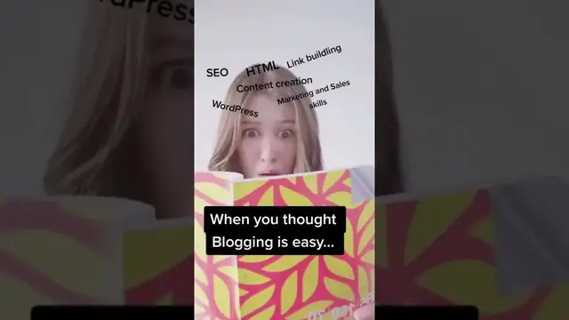 'Video thumbnail for Blogging skills #shorts'