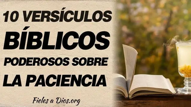 Video thumbnail for 🙏 10 Versículos bíblicos poderosos sobre la paciencia - Aprende a tenerla 🙏