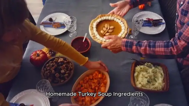 Video thumbnail for Turkey soup recipe