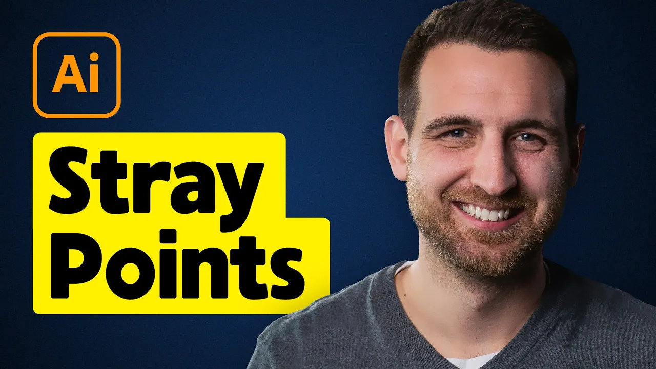 Video thumbnail for How to Select & Delete Stray Points in Illustrator
