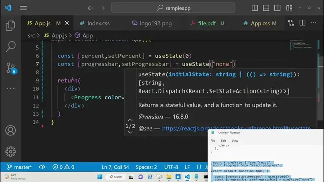 Video thumbnail for React.js react-progress Example to Show Youtube ProgressBar Animation to Download File in Browser