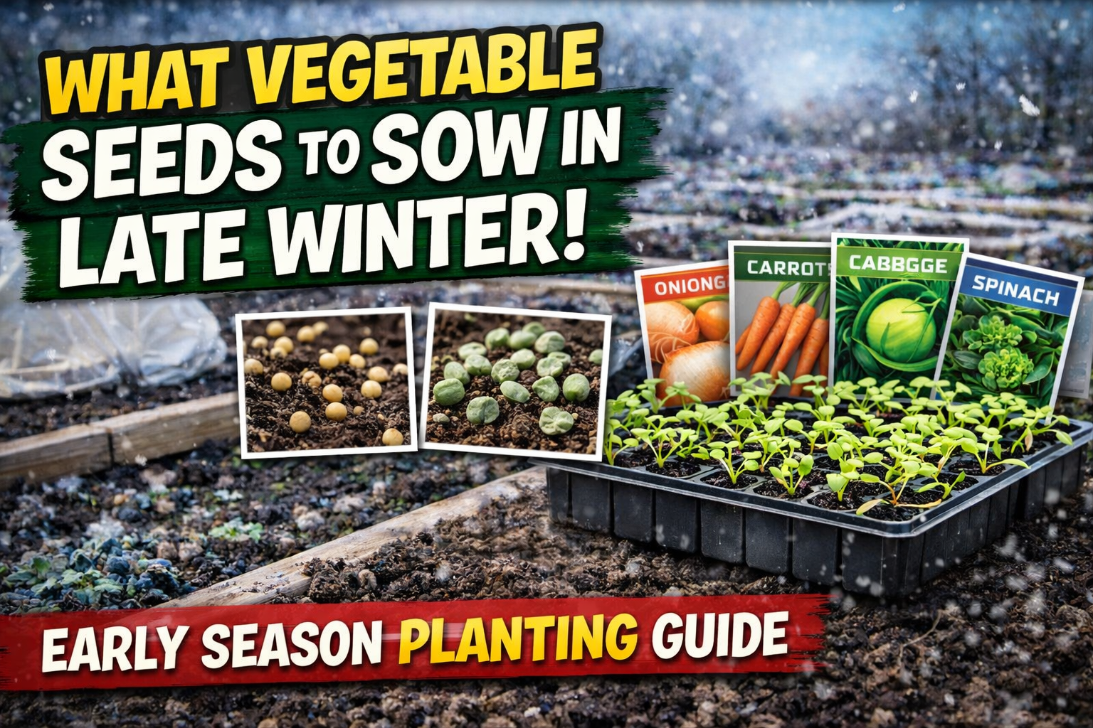Video thumbnail for What Vegetable Seeds to Sow in Late Winter | Early Season Planting Guide