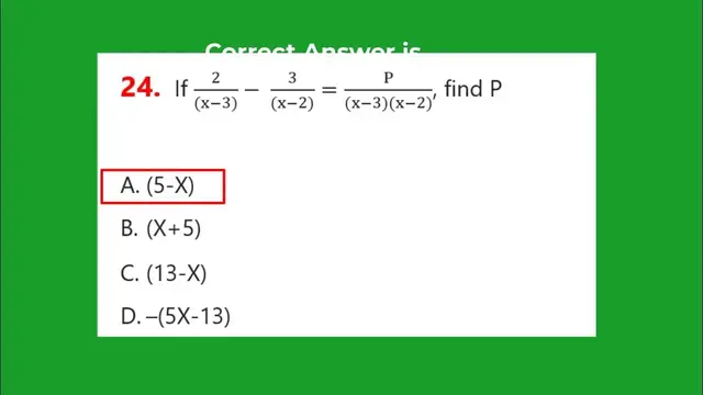 Video thumbnail for Mathematics 2021 WAEC Past Questions and Answers | Questions 21 - 30