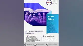 'Video thumbnail for Christ For All Campuses'