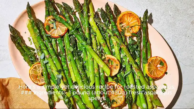 Video thumbnail for asparagus recipe