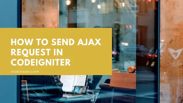 Video thumbnail for How to send AJAX request in CodeIgniter