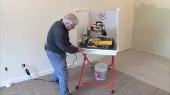 Video thumbnail for Wet Saw Indoors