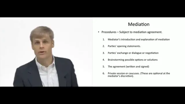 Video thumbnail for Mediation Process