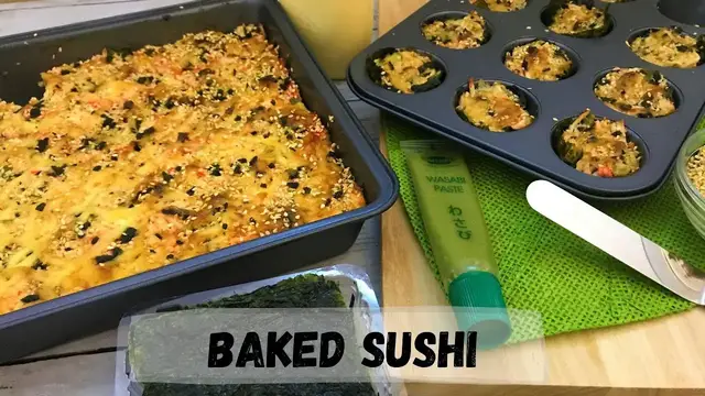 Video thumbnail for Baked Sushi Recipe | Happy Tummy Recipes