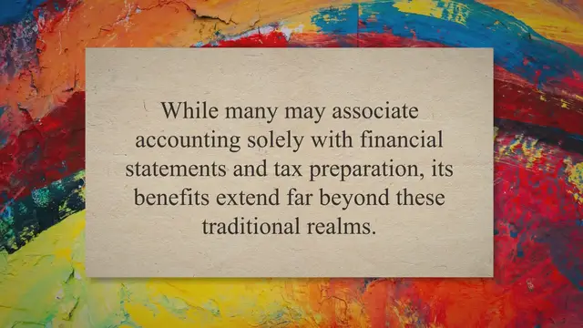 Video thumbnail for Benefits of Accounting in Daily Life
