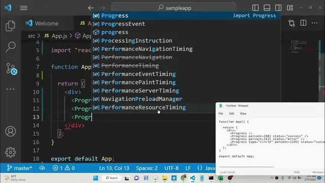 Video thumbnail for React.js react-sweet-progress Example to Download File Using Fetch With ProgressBar Animation in JS