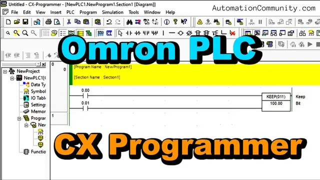 Video thumbnail for Keep Instruction in Omron PLC - CX Programmer Tutorials