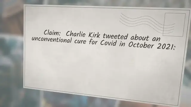 Video thumbnail for Charlie Kirk ‘Cure’ Tweet