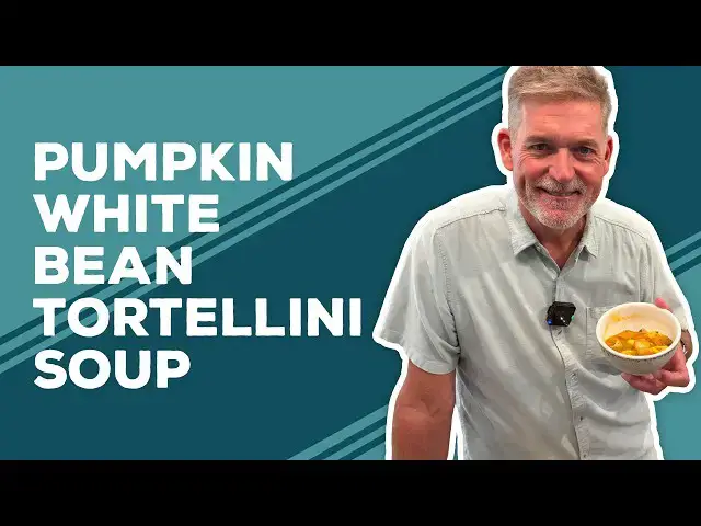 Video thumbnail for Love & Best Dishes: Pumpkin White Bean Tortellini Soup Recipe | Fall Dinner Ideas