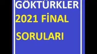 Video thumbnail for Göktürkler Final 2021 Soruları