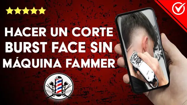 Video thumbnail for ¿Cómo hacer un corte de cabello BURST FADE sin máquina trimmer? - Barbería fácil