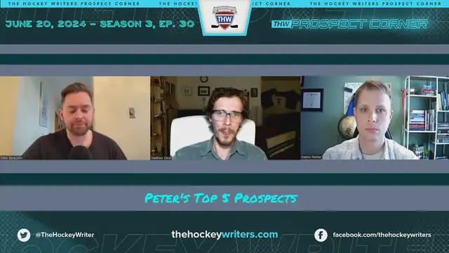 Video thumbnail for Peter's Top 10 Picks - 2024 NHL Draft Final Rankings