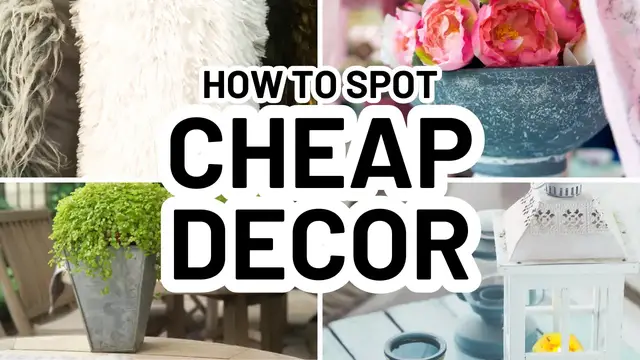 Video thumbnail for How To Spot CHEAP HOME DECOR (+ 6 Things To Avoid When Shopping For Your Home)