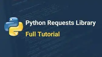 Video thumbnail for Python Tutorial: How to use Python Requests Library