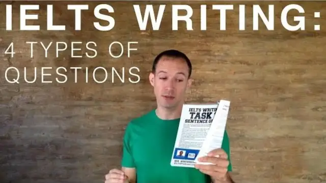 Video thumbnail for IELTS Writing: 4 Types of Questions