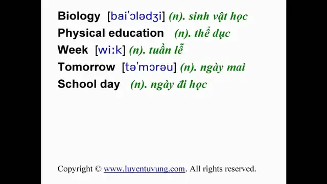 Video thumbnail for Learn English Vocabulary - Grade 6 - Unit 05 - Lesson 02
