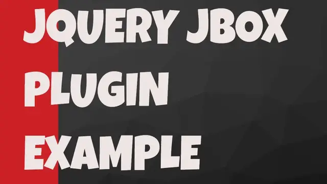 Video thumbnail for Versatile jQuery Popup Window Plugin - jBox