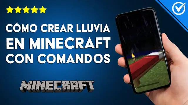 Video thumbnail for ¿Cómo crear lluvia en MINECRAFT o hacer que pare con comandos? - Método fácil