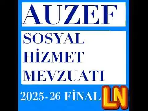 Video thumbnail for Sosyal Hizmet Mevzuatı 2025-2026 Final Soruları