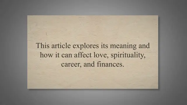 'Video thumbnail for Angel Number 44444: Numerology, Spirituality, Love, Bible, Money…'