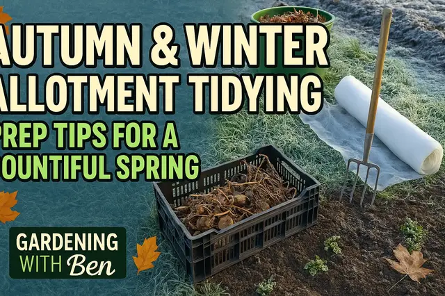 'Video thumbnail for 🎥 ✅ Autumn & Winter Allotment Tidying 🍂🌿 | Preparation Tips for a Bountiful Spring 🌱✨'