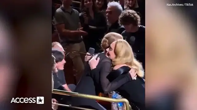 Video thumbnail for Adele BURSTS INTO TEARS As She Hugs Céline Dion at Her Vegas Residency