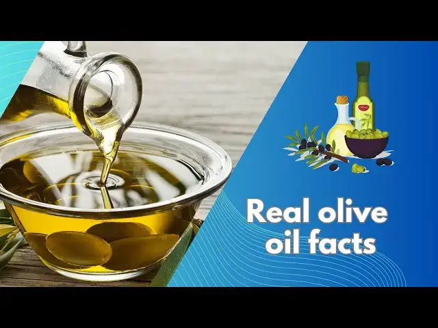 Video thumbnail for Real olive oil facts: Extra virgin (EVOO) health benefits