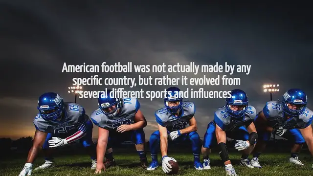 Video thumbnail for What Country Made American Football
