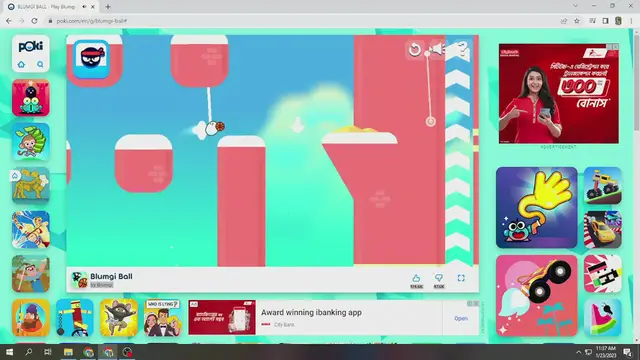 Video thumbnail for blumgi ball on poki