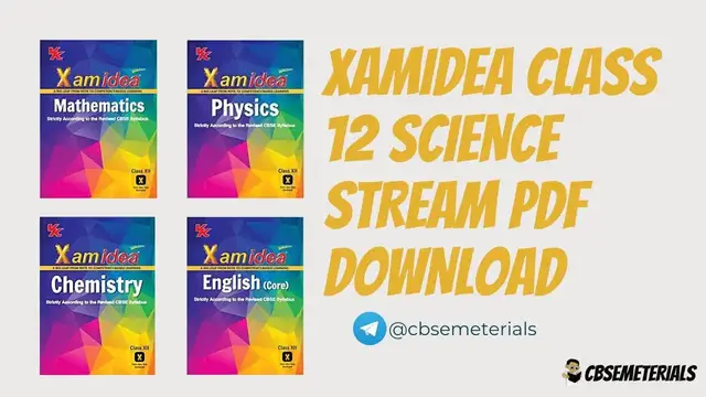 'Video thumbnail for Xam idea Class 12 All Subject Question Bank PDF | Xam idea Science Stream PDF'