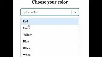 'Video thumbnail for React JS Dropdown with Search and Multi-select'