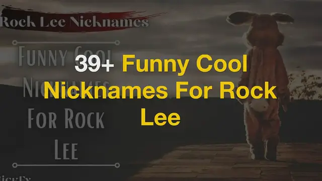 Video thumbnail for Rocklee Nicknames | 39+ Funny Cool Nicknames For Rock Lee