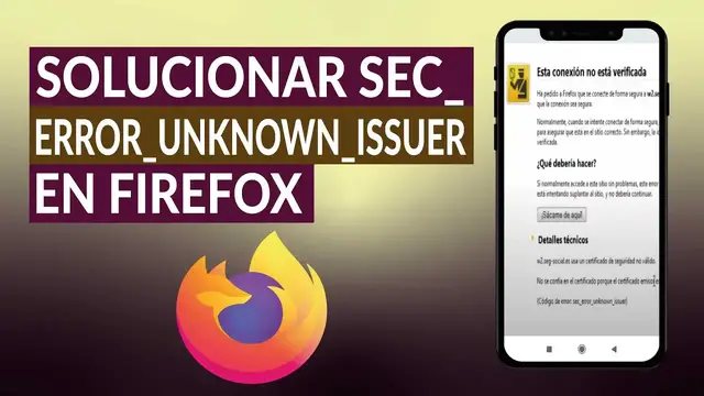 Video thumbnail for Cómo solucionar sec_error_unknown_issuer sec_error_untrusted_issuer en FIREFOX
