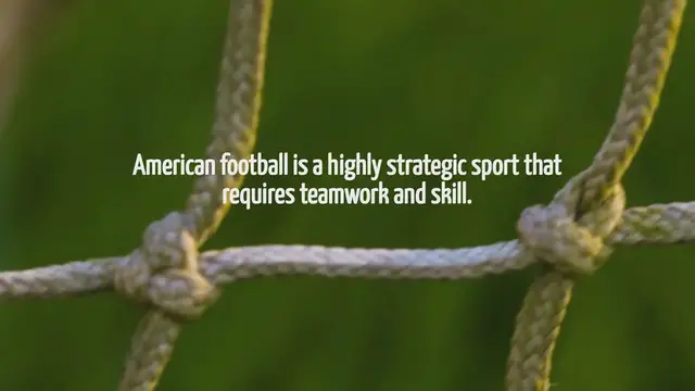 Video thumbnail for How Do You Play American Football