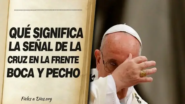 Video thumbnail for 🙏 ¿Qué Significa la Señal de la Cruz en LA FRENTE, LA BOCA Y EL PECHO? 📖