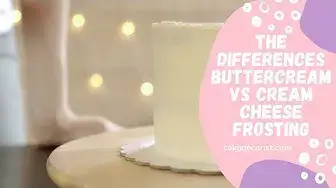 Video thumbnail for The Differences Buttercream Vs Cream Cheese Frosting