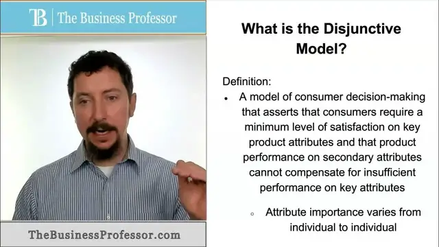Video thumbnail for Disjunctive Model - Marketing
