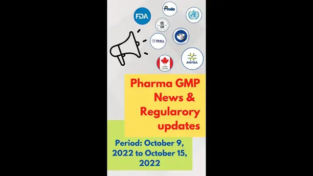 Video thumbnail for Pharma GMP News
